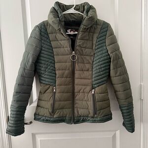 Palomares Sports Women's Olive Green Quilted Jacket